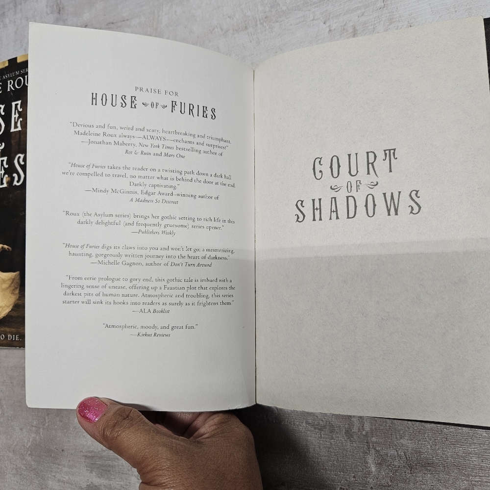 Madeline Roux House of Furies Court of Shadows Tomb of Ancient Novels Set of 3 - Picture 11 of 12